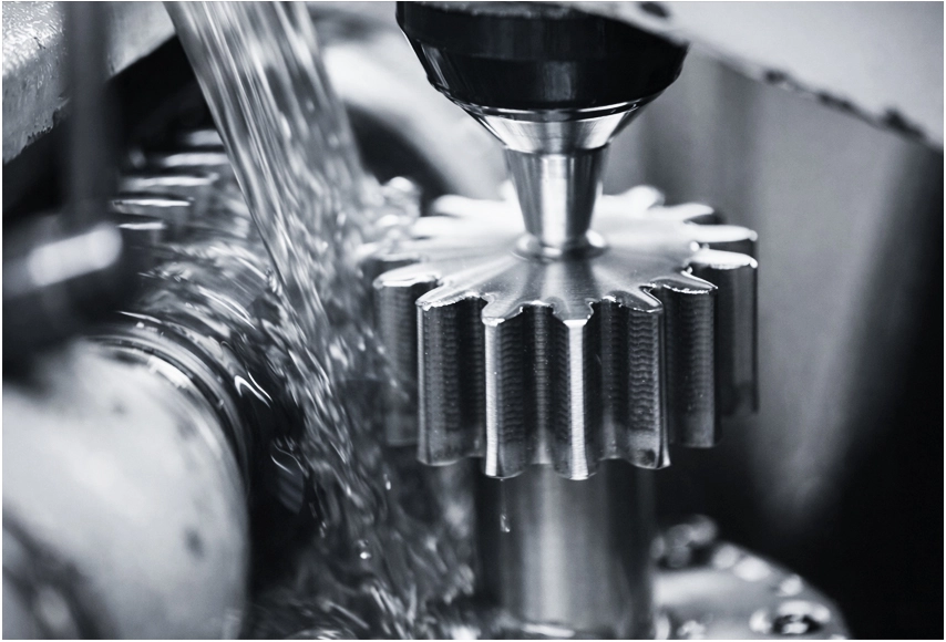 各種歯車加工のイメージ（平歯車・ピニオンギヤ加工）